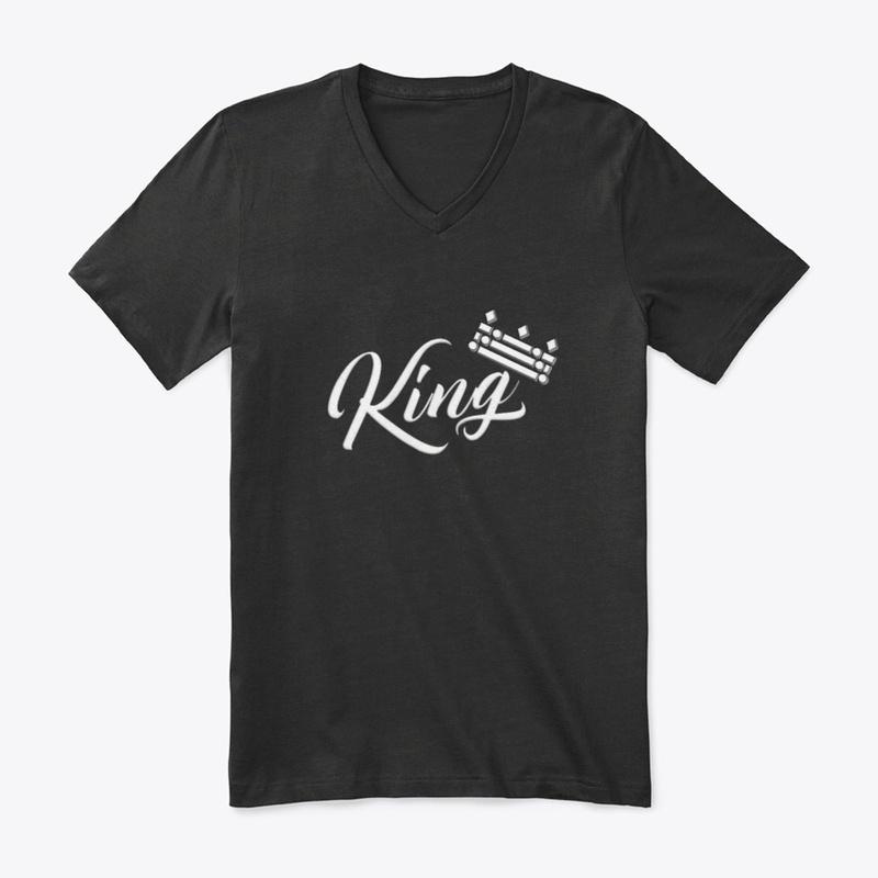 Men's Premium V- Neck - King