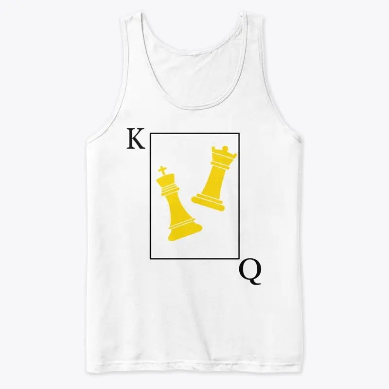 Women's White Tank Top - Card Edition